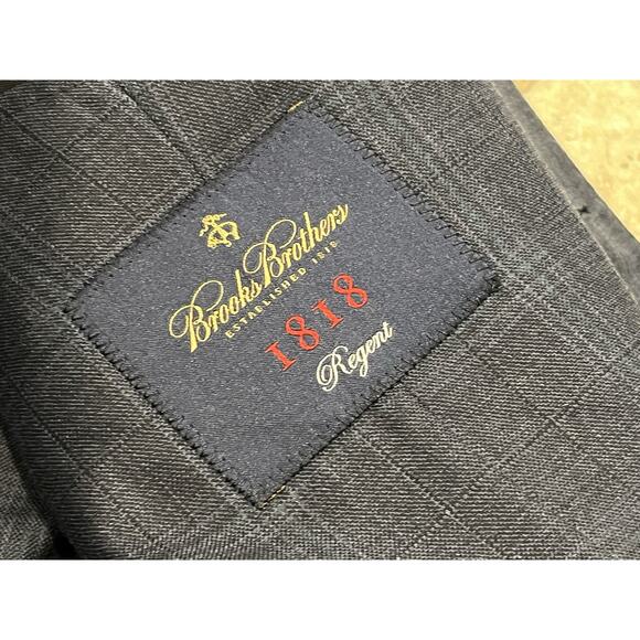 Brooks Brothers 1818 Regent 42S Blue Blazer Sport Coat SUPER 130’S $798 ITALY - Picture 5 of 8